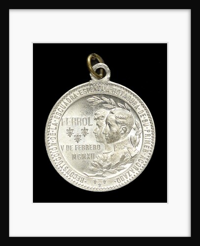Medal commemorating the launching of armoured ship 'España', 1912 by B. Serrano