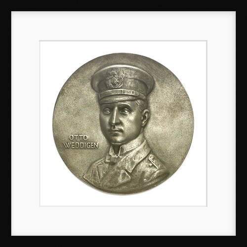 Medal commemorating Captain-Lieutenant Otto von Weddigen (1882-1915); obverse by H. Bendorff