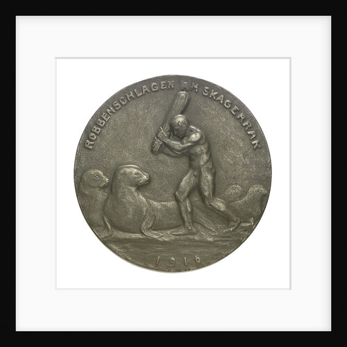 Medal commemorating the Battle of Jutland, 1916; obverse by P.L. Kuchler