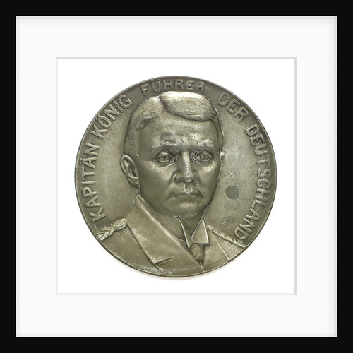 Medal commemorating Captain Paul König and the submarine'Deutschland', 1916 by Unknown