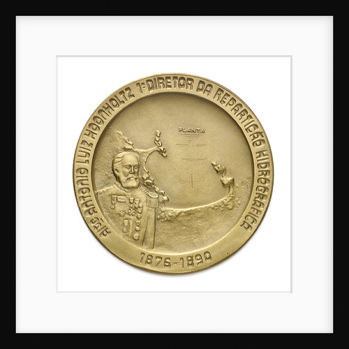 Medal commemorating the centenary of the Brazilian Hydrographic Office, 1976; obverse by unknown
