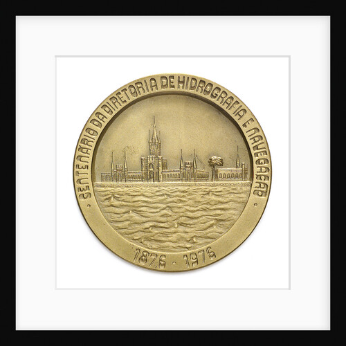 Medal commemorating the centenary of the Brazilian Hydrographic Office, 1976; reverse by Unknown