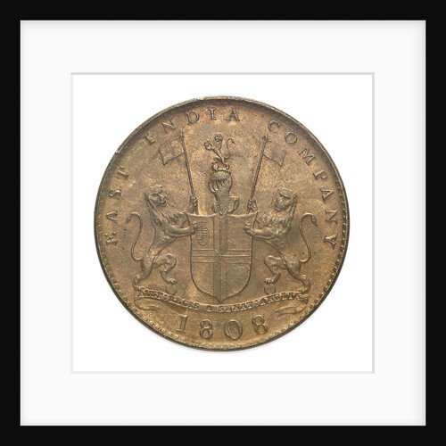 Ten cash piece; obverse by unknown