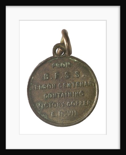 Medal commemorating the Trafalgar centenary, 1905; reverse by unknown