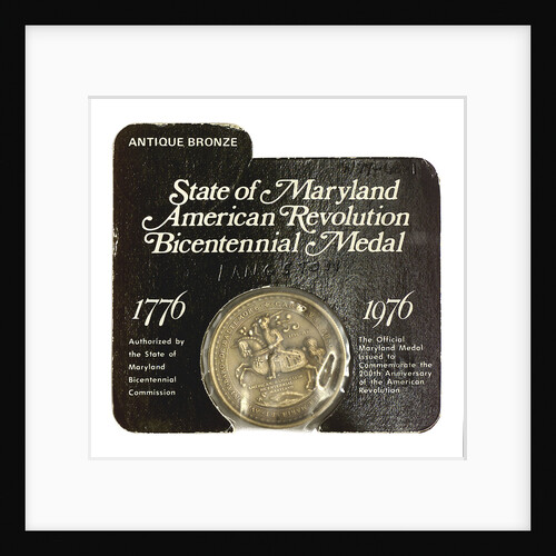 Medal commemorating the bicentenary of the American Revolution, 1976; obverse by unknown