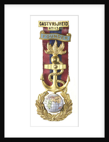 Masonic medal; obverse by H.G. Groneen