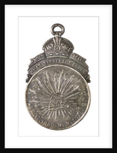 Coin commemorating HMAS 'Sydney' and SMS 'Emden'; obverse by W. Kerr