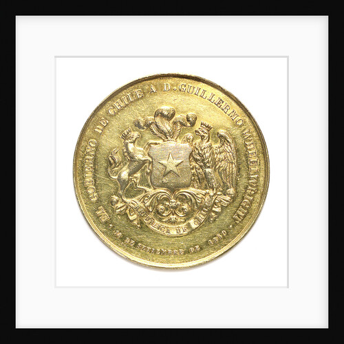Medal commemorating the introduction of the first steamships in the Pacific; obverse by Unknown