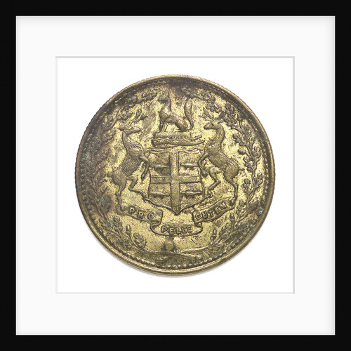 Hudson Bay Company trading token; reverse by unknown