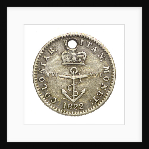 1/16 dollar coin; reverse by unknown