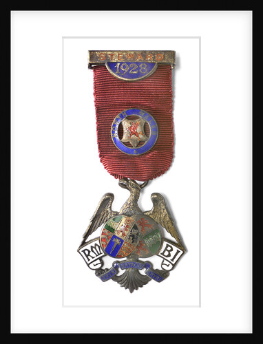 Steward's Badge of the RMBI 1928 North Wales; obverse by G. Kenning & Son