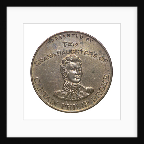 Medal commemorating the centenary of the Shannon and Chesapeake action, 1913; obverse by unknown