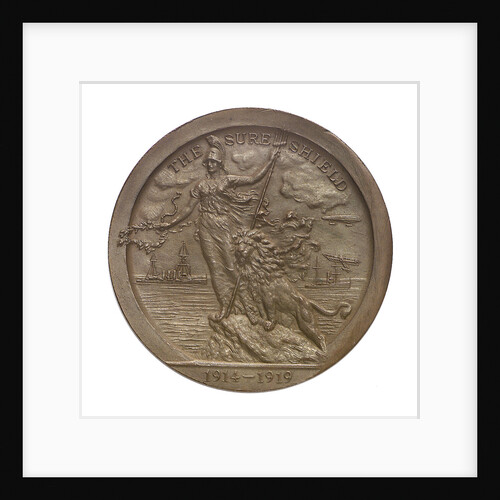 Medal of  the Sea Services Commemoration, 1919; obverse by Heming & Co.