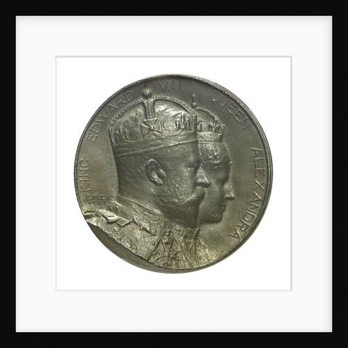 Medal commemorating the Coronation of Edward VII, 1902; obverse by Emil Fuchs