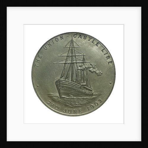 Medal commemorating the Coronation of Edward VII, 1902; reverse by Emil Fuchs