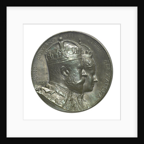 Medal commemorating the Coronation of Edward VII, 1902; obverse by Emil Fuchs
