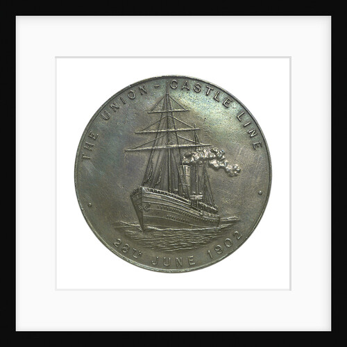 Medal commemorating the Coronation of Edward VII, 1902; reverse by Emil Fuchs