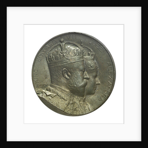 Medal commemorating the Coronation of Edward VII, 1902; obverse by Emil Fuchs