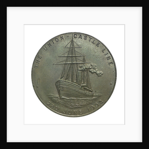 Medal commemorating the Coronation of Edward VII, 1902; reverse by Emil Fuchs