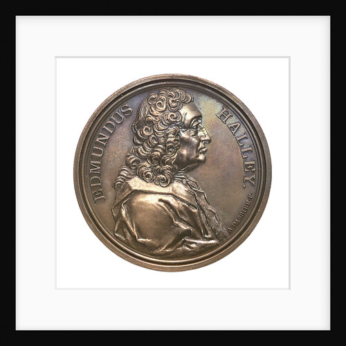 Medal commemorating the return of Halley's Comet 1985-1986; obverse by A. Dassier