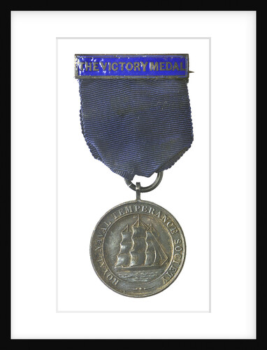 Royal Naval Temperance Society medal; obverse by unknown