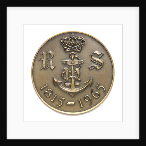 Medal commemorating the Royal Yacht Squadron 150th anniversary, 1965; obverse by unknown