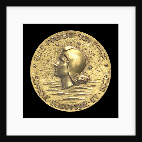 Medal commemorating the liner 'France' 1962; obverse by Monnae de Paris
