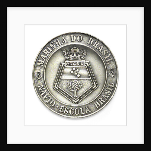 Medal commemorating the Brazilian Navy Training Ship 'Brasil', 4th voyage, 1990; obverse by unknown