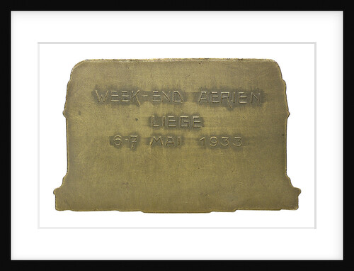 Medal depicting the town of Liège by Y. Bobeux