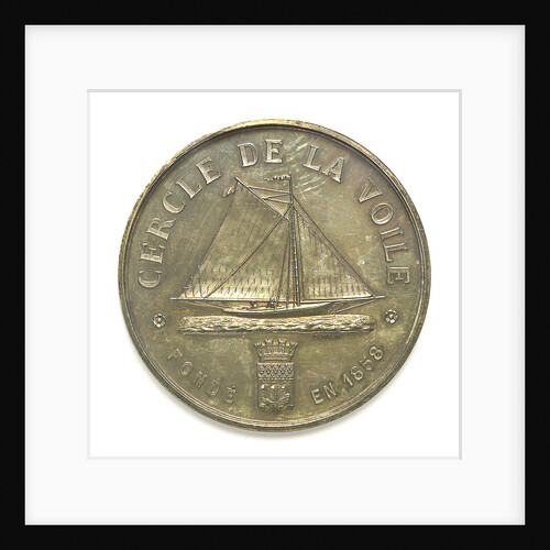 Medal of the Cercle de la Voile; reverse by Campan