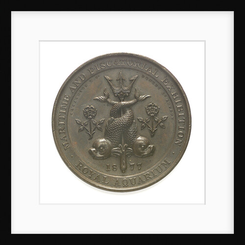 Medal of the Maritime and Piscatorial Exhibition - 1877; obverse by Elkington & Co. Ltd.