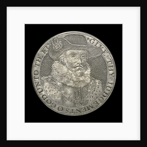 Commemorative counter depicting King James I and Prince Charles; obverse by unknown