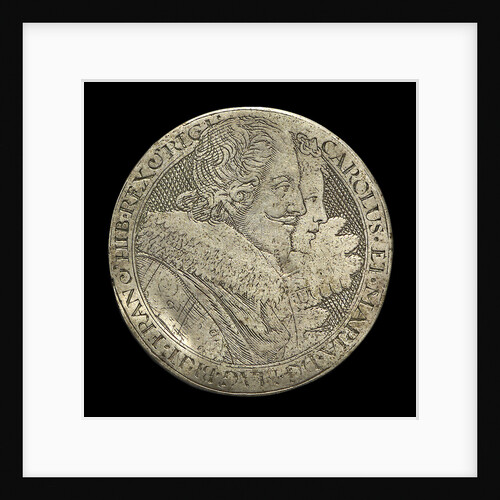 Counter commemorating King Charles I and Henrietta Maria; obverse by unknown