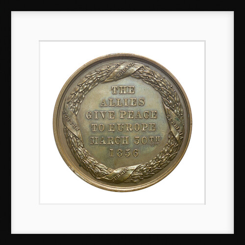 Medal commemorating the fall of Sebastopol, 1855; reverse by unknown