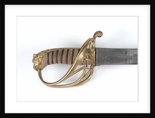 Open half-basket hilted sword by Osborn & Gunby