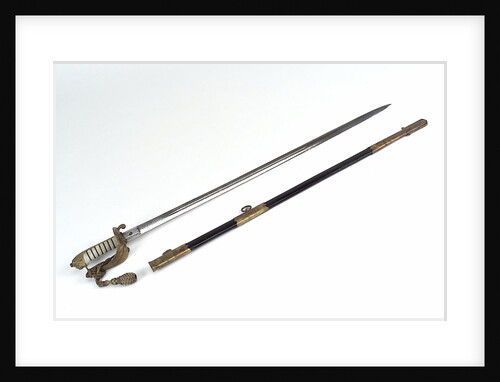 Solid half-basket hilted sword by Henry Wilkinson