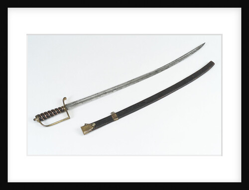 Stirrup hilted hanger by unknown