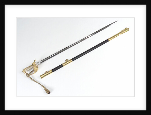 Solid half-basket hilted sword by Gieves
