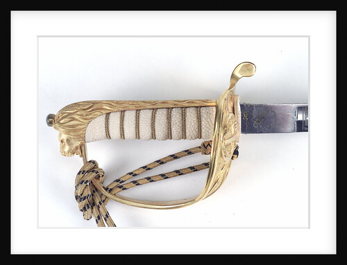 Solid half-basket hilted sword by Gieves