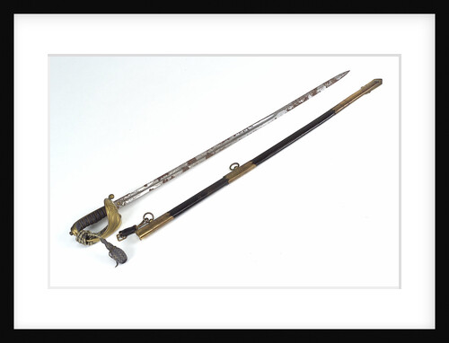 Solid half-basket hilted sword by E. & W. Cracknell
