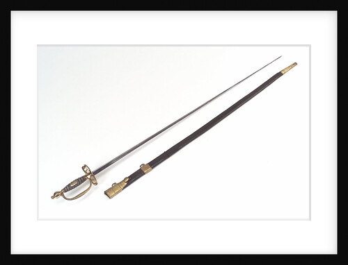 Small-sword which belonged to a surgeon in the Royal Navy Civil Branch by Read