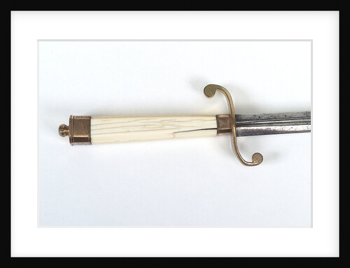 Straight-bladed dirk by unknown