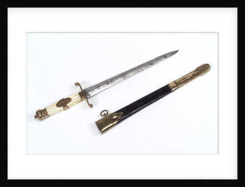 Straight-bladed dirk by Unknown
