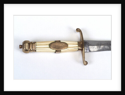 Straight-bladed dirk by unknown