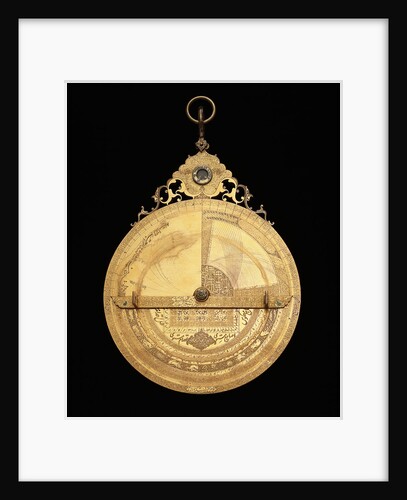 Astrolabe: reverse by Muhammad Mahdi al-Yazdi
