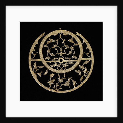 Astrolabe: reverse by Muhammad Mahdi al-Yazdi