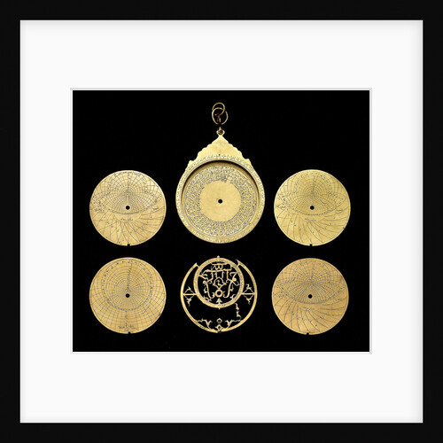 Astrolabe: dismounted obverse by Qasim 'Ali Qayini