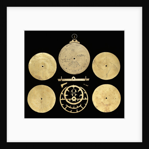 Astrolabe: dismounted reverse by Hasan 'Abd Allah