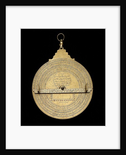 Astrolabe: dismounted reverse by Muhammad ibn Ahmad al-Battuti