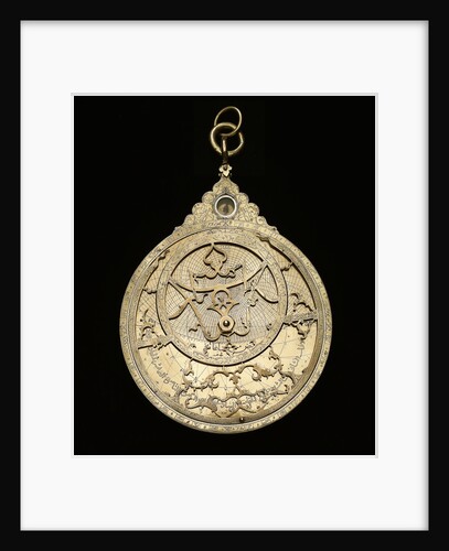 Astrolabe: mounted obverse by Muhammad Muqim al-Yazdi